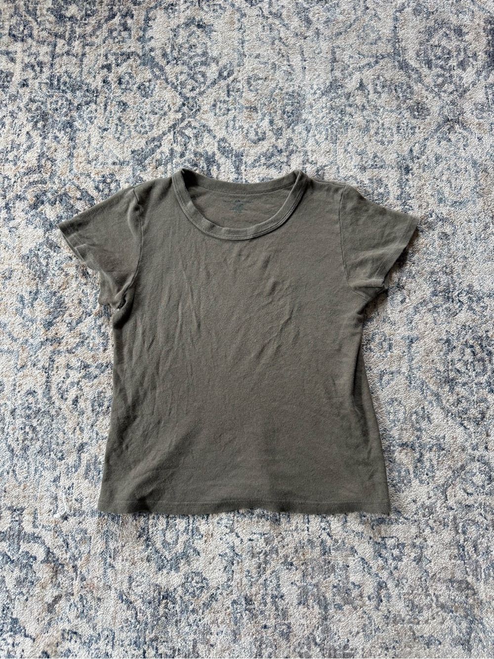 Brandy Melville Olive Green Tee